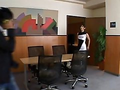 Office Whore Maora Tsukishiro Gets Fucked in a Threesome